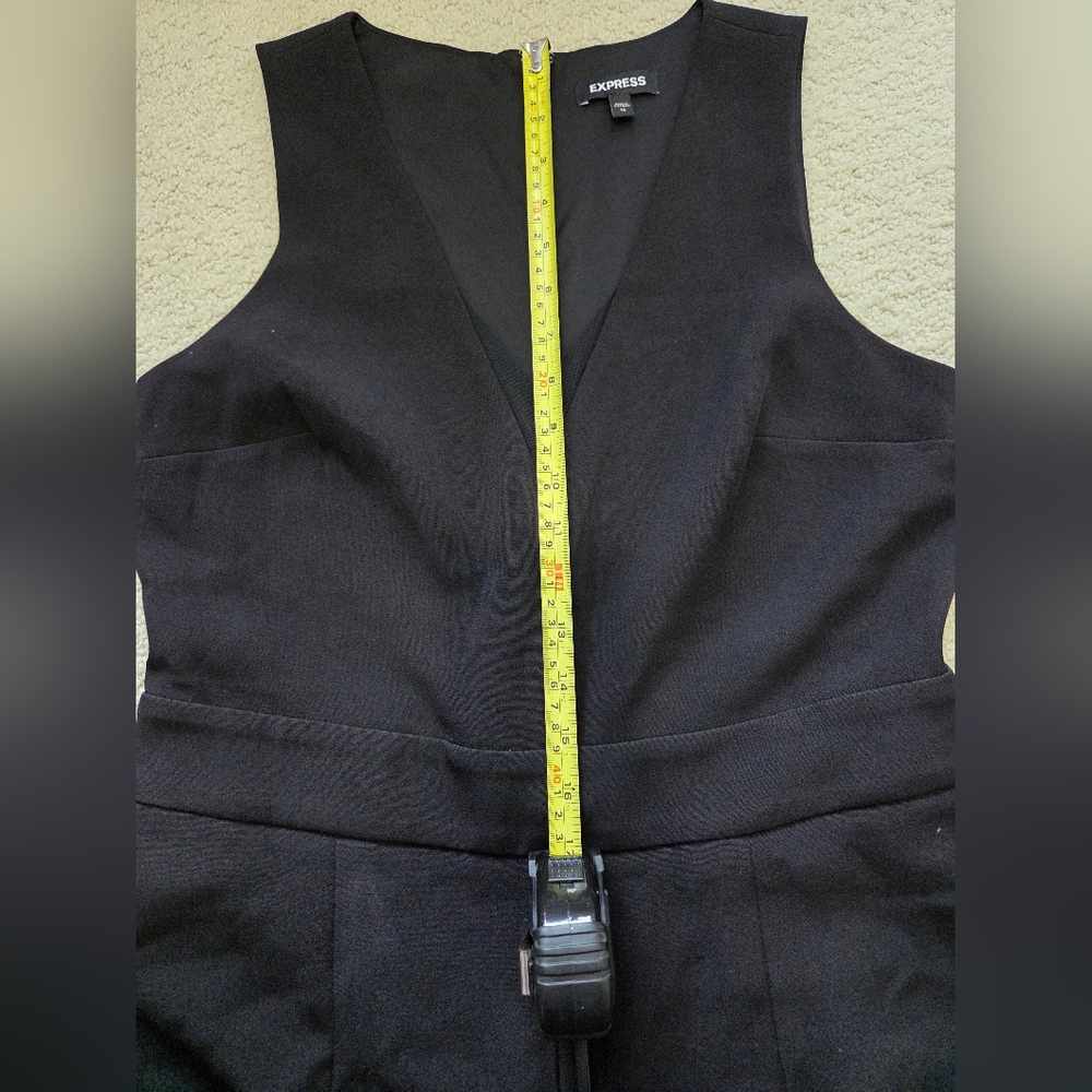 Elegant Black Sleeveless Jumpsuit Express - Picture 7 of 10